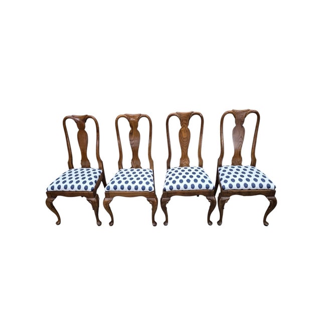 Vintage Queen Anne Style Dining Chairs by Century Chair Co. – Set of 6 For Sale In Chicago - Image 6 of 12