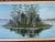 1960s Lake Scene with Trees Original Oil Painting on Canvas Signed Carter, Framed For Sale - Image 4 of 12
