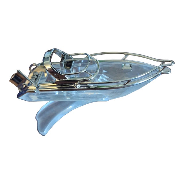Swarovski Crystal Memories Power Boat Figurine For Sale