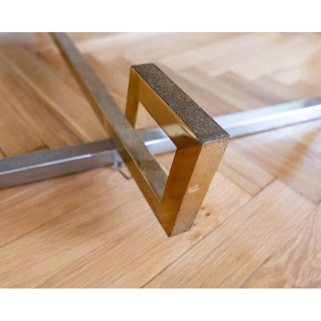 Coffee Table in Glass and Marble, Italy, 1970s For Sale - Image 15 of 18