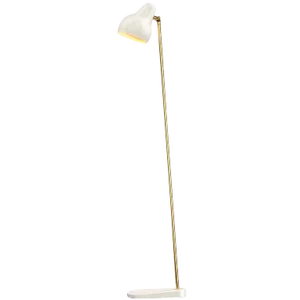 Vilhelm Lauritzen 'Vl38 ' Floor Lamp for Louis Poulsen in White
