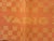 Pendleton Woolen Mills Vintage Varig Brazilian Airlines Orange Wool Blanket For Sale - Image 4 of 5