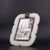 1940s photo frame. Made in Italy in Murano glass. Brass frame. Designed by A. Seguso. In good overall condition, with...