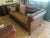 VIntage Pair of Ralph Lauren Home Brompton Leather Sofas-Cognac Leather, Nailhead Trim & Custom Upholstery For Sale - Image 17 of 17