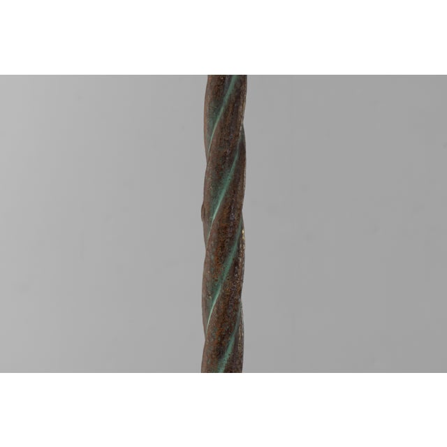 1970s Vintage Bronze Floor Lamp, 1970s For Sale - Image 5 of 8
