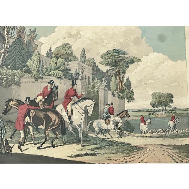 Beautifully preserved print in an oak frame Overall size: 19-1/2"H x 23-5/8"W Plate size: 14-1/5" x 11-1/2" No yellowing