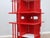 Vintage Italian Red Lacquered Wood Bookshelf, 1960s For Sale - Image 9 of 14