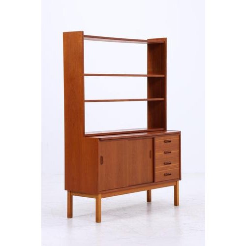 Vintage Bookcase in Teak, 1960s For Sale - Image 11 of 13