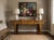 Vintage Chinese Orange Yellow Long Dragon Carving Console Table For Sale In San Francisco - Image 6 of 18