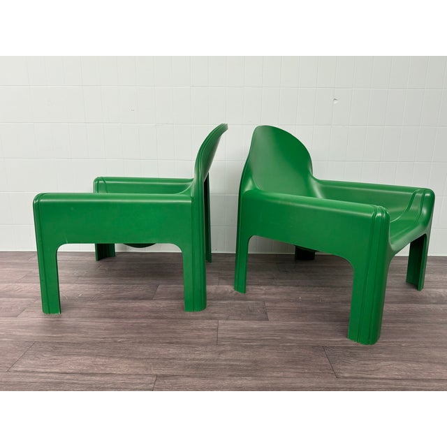 Plastic Model 4794 Armchairs by Gae Aulenti for Kartell, 1970s, Set of 2 For Sale - Image 7 of 18