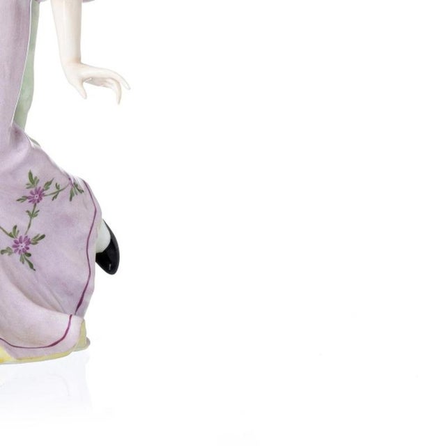 Art Nouveau Porcelain Female Figure by Schierholz For Sale - Image 5 of 6