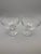 Vintage Crystal Coupe Glasses Ball Stem Baluster Scandinavian Style Heavy Glass - Set of 2 For Sale - Image 4 of 9