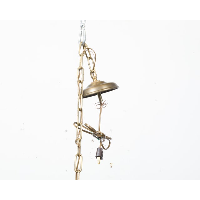 19th Century Italian Tôle Four-Light Lantern with Palmette Motifs, USA Wired For Sale - Image 9 of 12