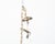 19th Century Italian Tôle Four-Light Lantern with Palmette Motifs, USA Wired For Sale - Image 9 of 12