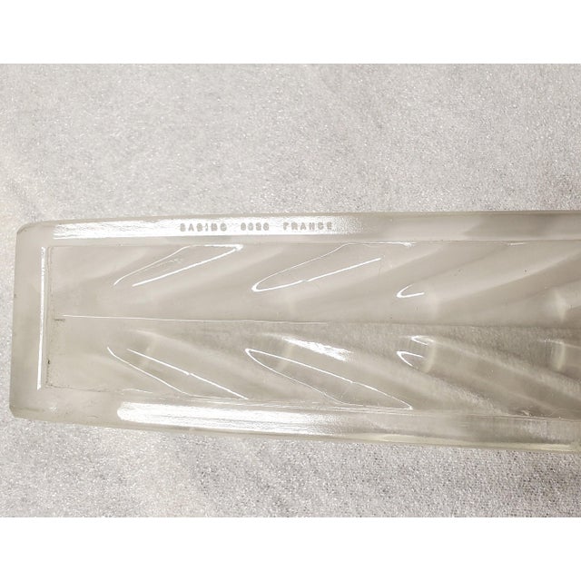 Early 20th Century Very Large French Art Deco Two Tier Frosted Art Glass Sabino Chandelier For Sale - Image 18 of 18