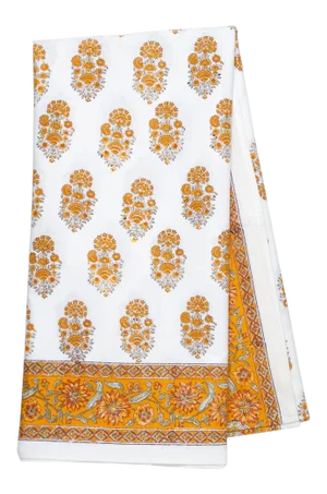 Riya Tablecloth, 6-seat table - Yellow
