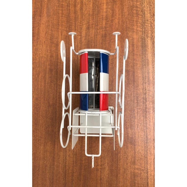 Vintage French Flag Tin Locomotive Figurine For Sale - Image 15 of 18