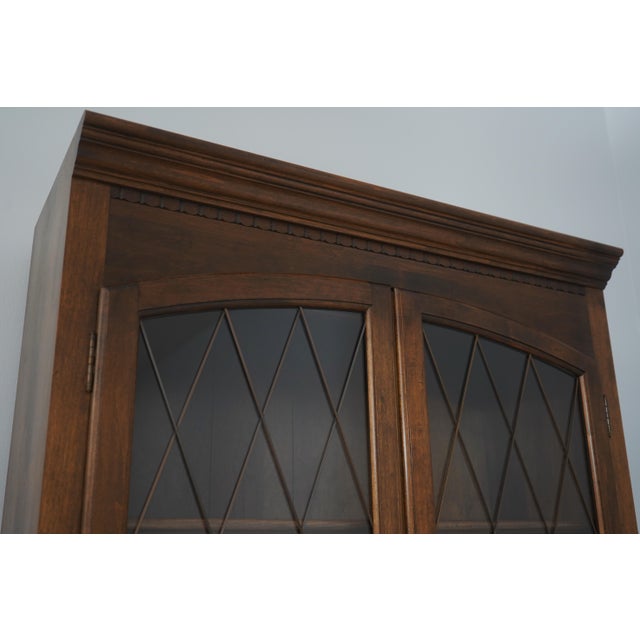 Ethan Allen Maple 2 Door China Cabinet For Sale - Image 16 of 18