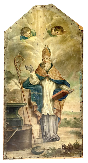 Saint Eligius, 1790, Large Oil on Canvas