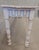 Antique French Rustic Painted Pine and Hardwood Console Table With Greek Key Motif For Sale - Image 4 of 17