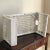 Shabby Chic Mid-20th Century White Wicker Breakfast Tray For Sale - Image 3 of 11