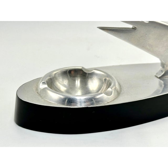 Silver Art Deco Aluminium Desk Plane Miniature, 1930s For Sale - Image 8 of 13