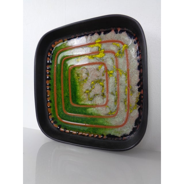 Glaze Ceramic 7402 Bowl from Karlsruher Majolika, Germany, 1960s For Sale - Image 3 of 18