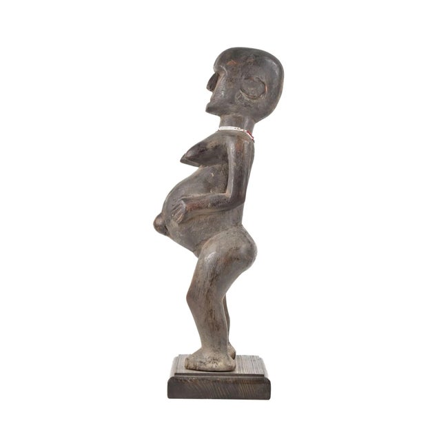 Early 20th Century Makonde Female Figure on Custom Base Tanzania For Sale - Image 4 of 8