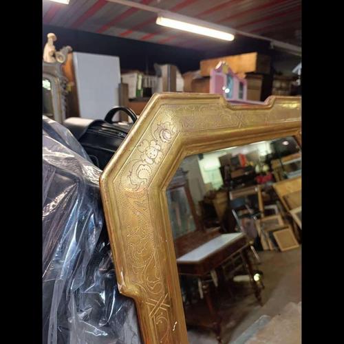 Vintage Mirror with Golden Frame