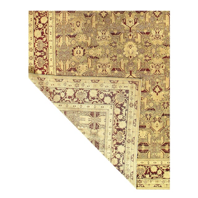 1900’s Antique Amristar Rug - 10'2" X 12'8" For Sale In Washington DC - Image 6 of 12