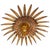 Mid Century Sunburst Ceiling Fixture With Glass Tulip For Sale - Image 13 of 13