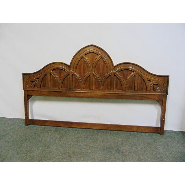 Gothic Style Oak Kingsize Headboard Chairish