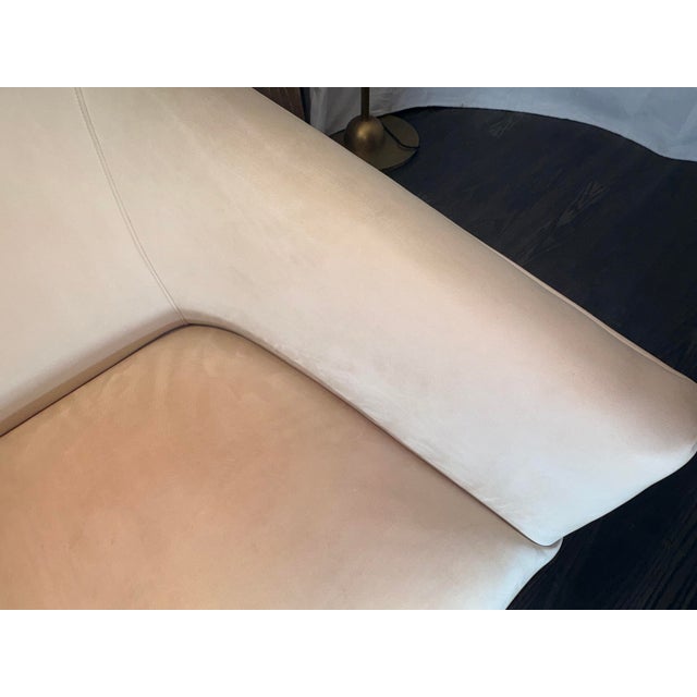 Rh 1950s Italian Shelter Arm Leather Chair | Classic Depth | Italian Veneto | Ivory For Sale - Image 15 of 18