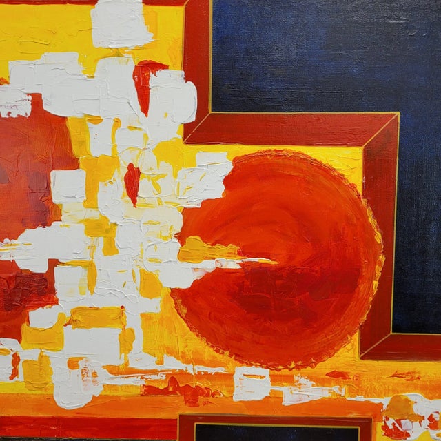 Cécile Genon Sorel, African Sun, 2007, Oil on Canvas For Sale - Image 12 of 18