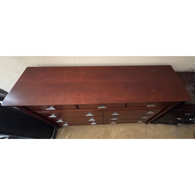 Mid-Century Modern 1990s Bombay Company Vintage Dresser For Sale - Image 3 of 6