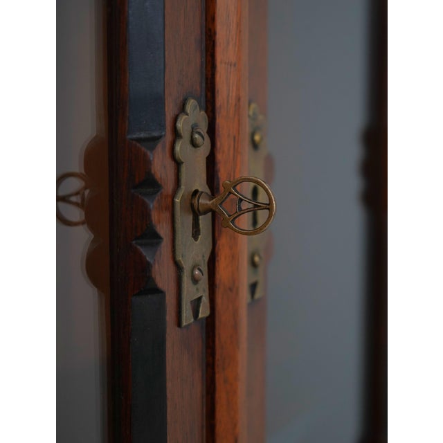 Stunning American Eastlake Victorian Walnut Secretary Desk For Sale - Image 11 of 18