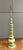Mid-Century Modern Mid Century Large Staked Green and Cream Ceramic Table Lamp For Sale - Image 3 of 8