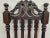 Antique Hall Chairs Walnut Dining Accent Pair For Sale - Image 4 of 12