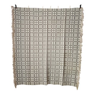 Vintage Wool Blanket, 1950s For Sale