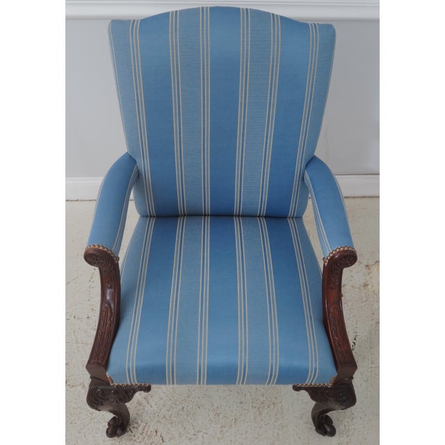 Age: Approx: 20 Years Old Details: Fine Carved Details High Quality Construction Newly Professionally Reupholstered Tack...