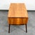 1960s Mid Century Danish Modern Coffee Table Walnut Drop Leaf Shelf Vintage MCM For Sale - Image 5 of 11
