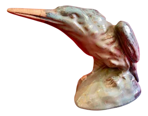 Ceramic Kingfisher from Vallauris Massier