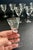 Vintage Etched Port Glasses – Set of 7 | Small Stemware for Liqueur, Vodka, Sherry & Cordial For Sale - Image 4 of 8