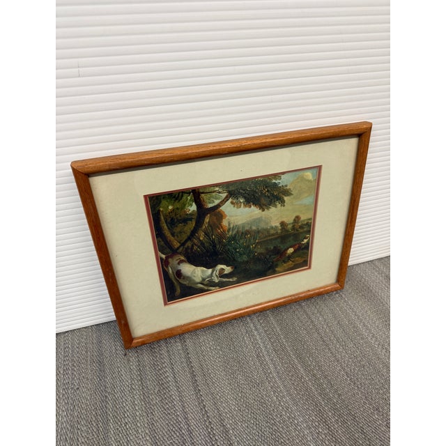Design Plus Gallery presents a Vintage Reproduction Print "Pointer and Partridge in a Landscape" by artist JP Oudry. It...