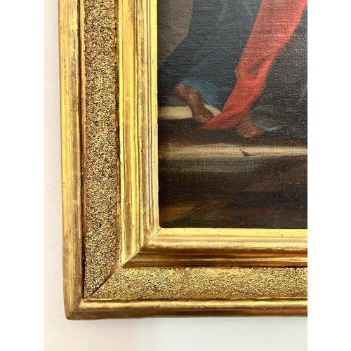 Gold Esther and Ahasuerus, Oil on Canvas, Late 17th Century For Sale - Image 8 of 11