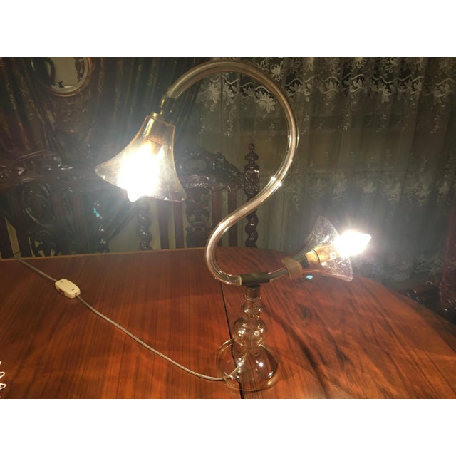 Glass Table Lamp, 1960s For Sale - Image 17 of 18
