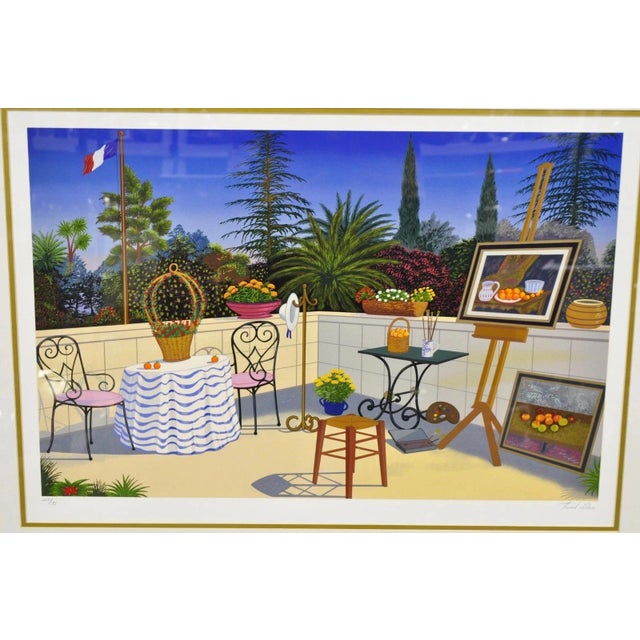 Limited Ed. Signed Fanch (Francois Ledan) Lithograph Atelier de Cezanne Artwork. Item featured is signed to bottom right...