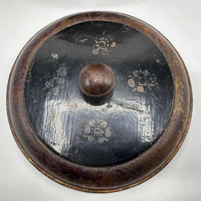 Antique Chinese Lacquered Wood Rice/Grain Storage Container For Sale In New York - Image 6 of 7