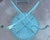 Mid-Century Modern Francois Carr Attributed Powder Blue Starburst Patio Bistro Set - 3 Pieces For Sale In Phoenix - Image 6 of 7