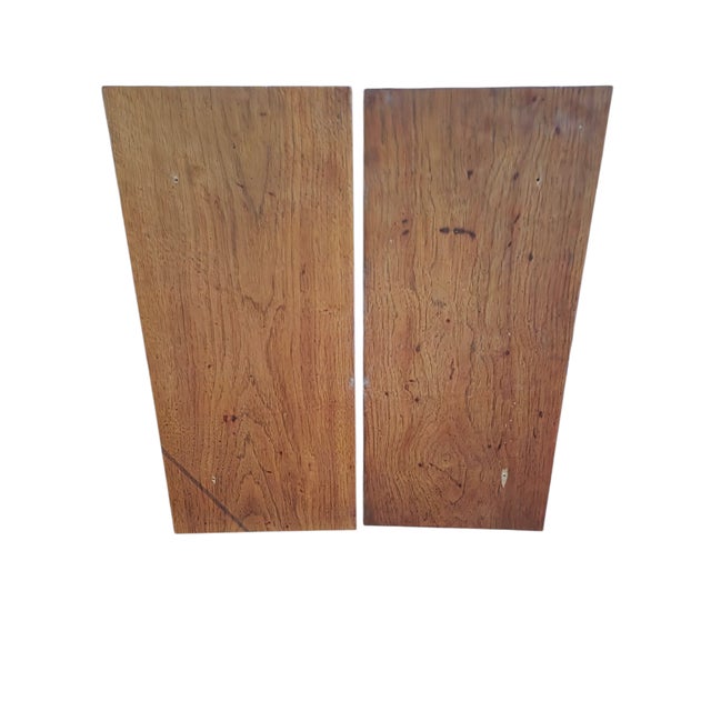Vintage Mid Century Modern Danish Floating Bar Cabinet Drop Front Desk Wall Unit For Sale - Image 11 of 18